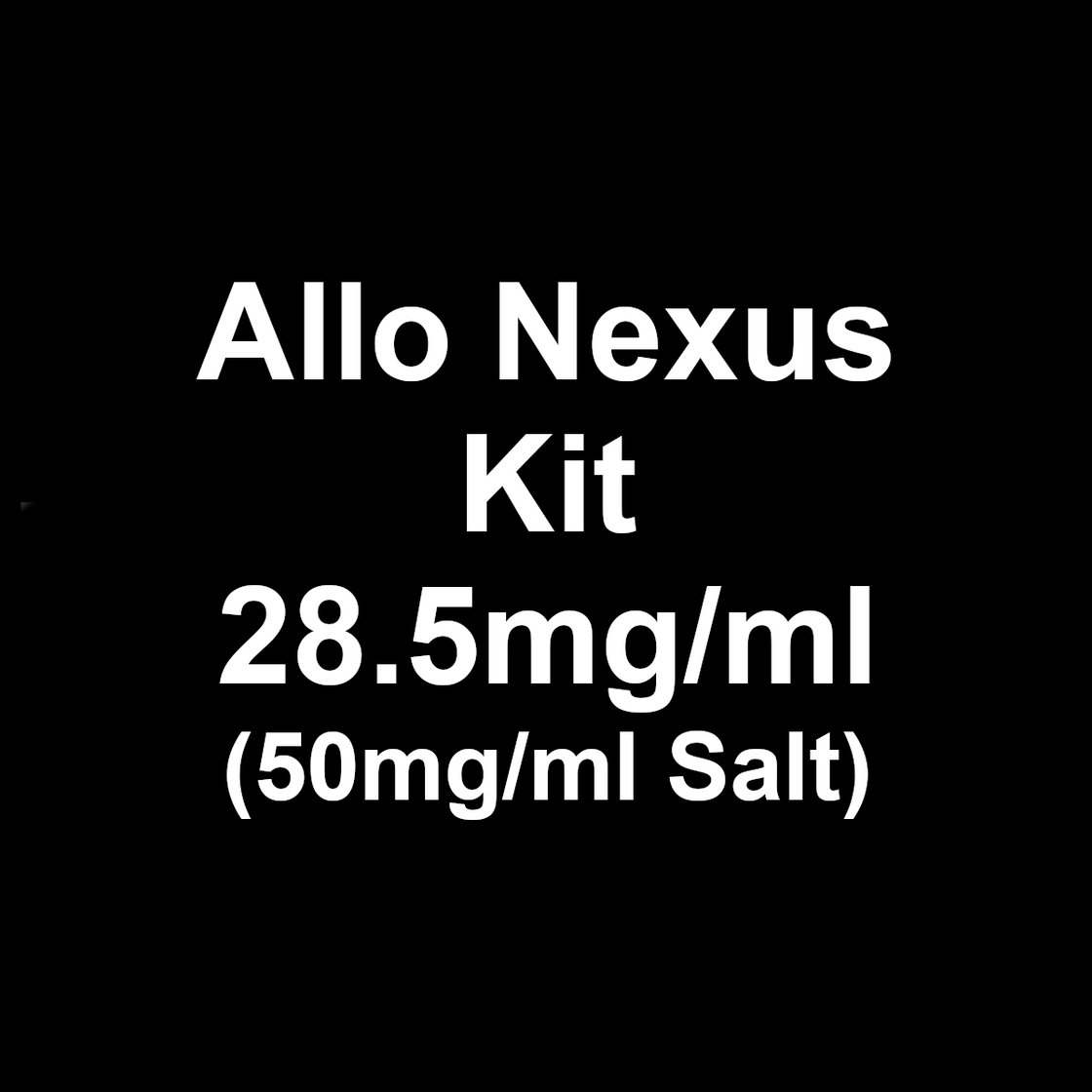 Allo Nexus 6000 Disposable Kit