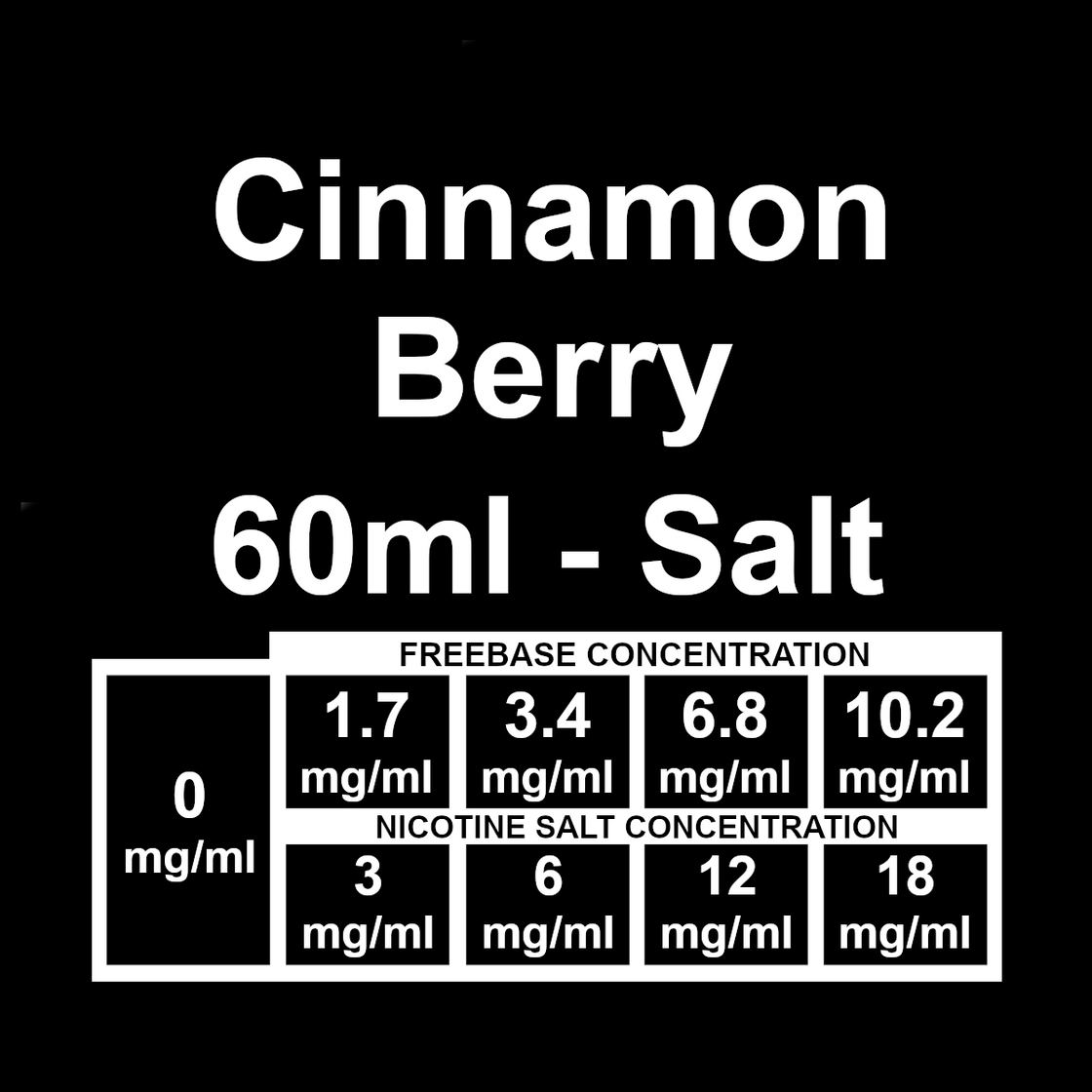 Cali Grown - Cinnamon Berry 60ml