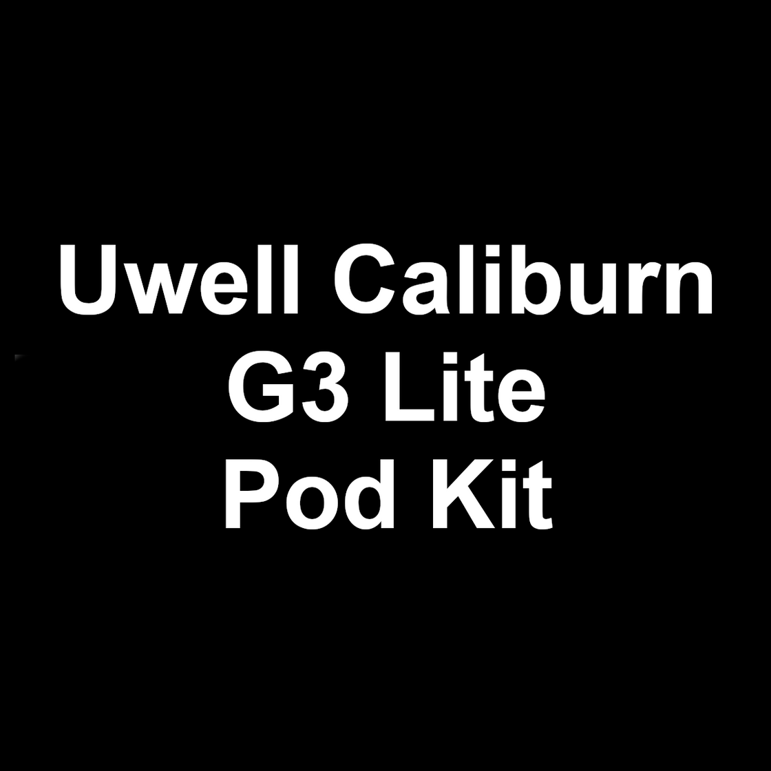 Uwell Caliburn G3 Lite Kit - Black