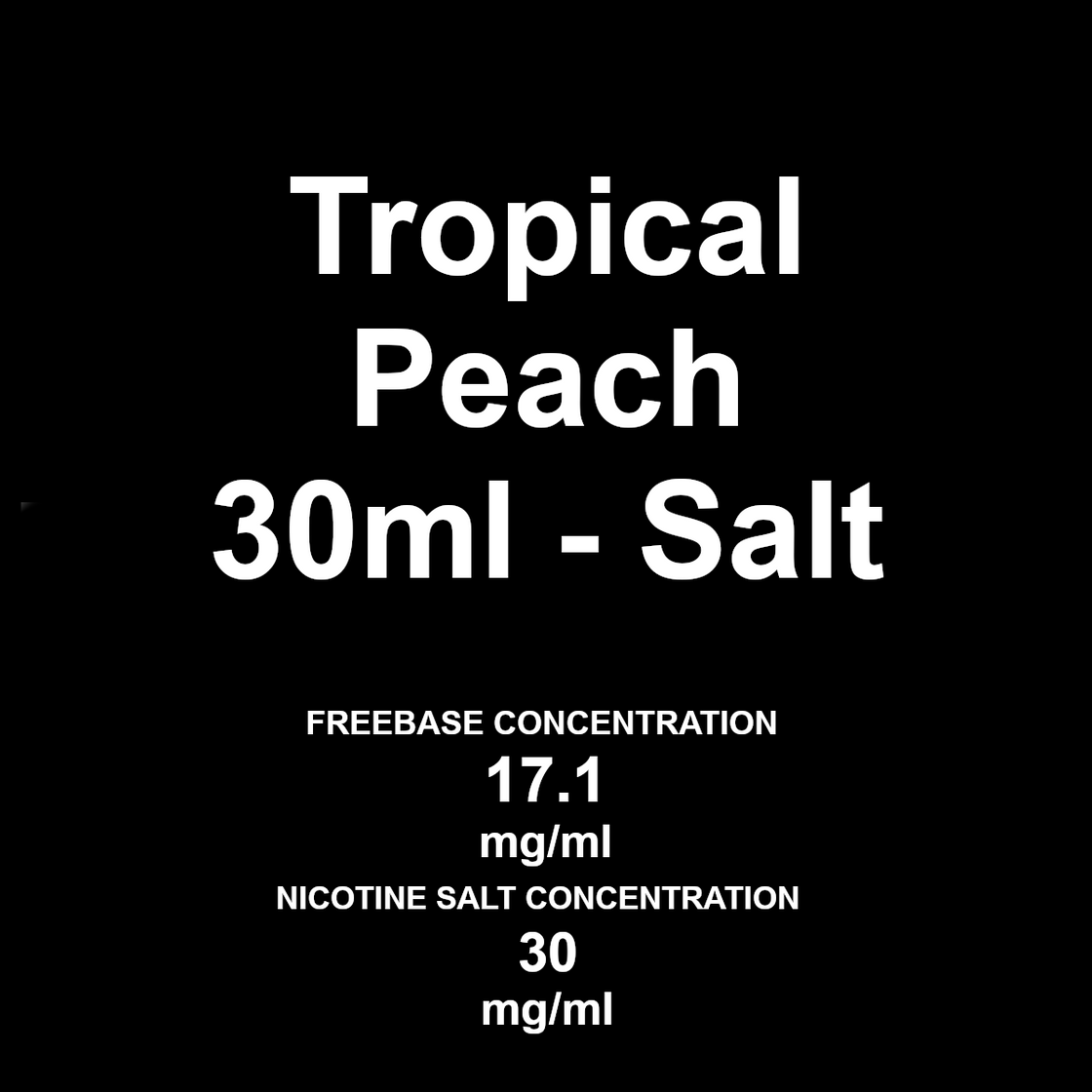Cali Grown - Tropical Peach 30ml / 30mg